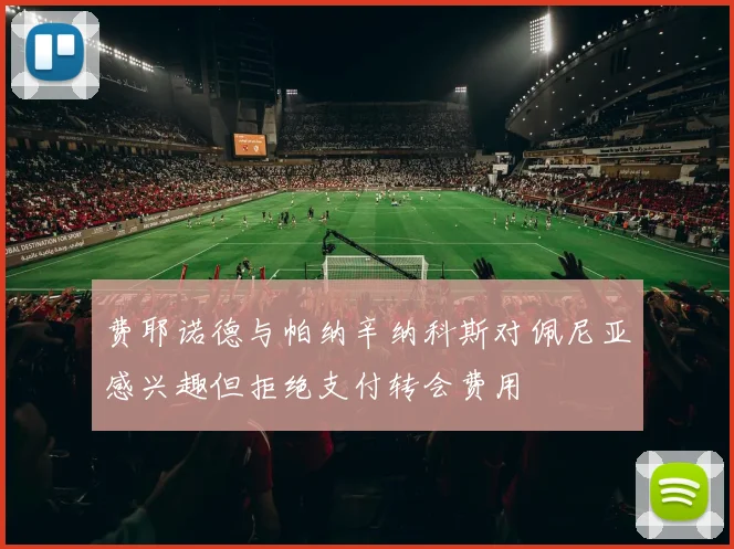 费耶诺德与帕纳辛纳科斯对佩尼亚感兴趣但拒绝支付转会费用